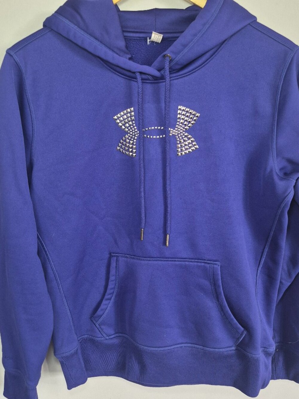 Under Armour Blue Storm Fleece Hoodie Youth Med-Lg